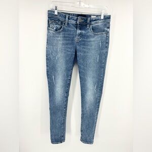 Buckle Black Fit No 53 Skinny Jeans Distressed Size 28